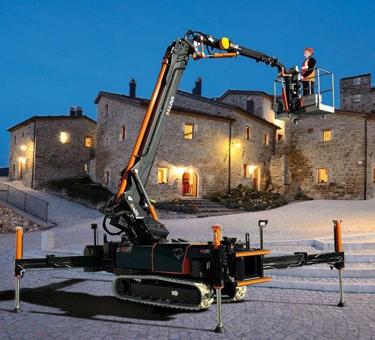 BG Lift推出全電動(dòng)M400蜘蛛式起重機(jī)