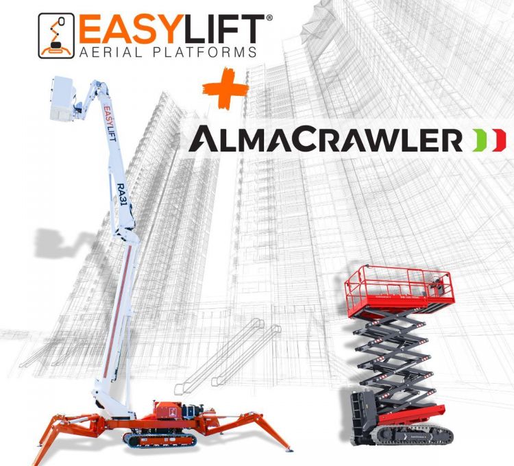 意大利兩大高空作業(yè)平臺(tái)企業(yè)強(qiáng)強(qiáng)聯(lián)合：EASY LIFT加入ALMAC集團(tuán)